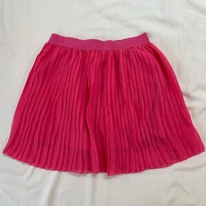 Zara Kids Fuchsia Chiffon Pleated Accordion Ballet Skirt